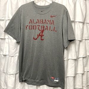 Men’s Large Nike Dri-Fit Alabama Football T-shirt